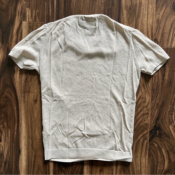 ABERCROMBIE Crew Neck Beige Tee XS - Picture 3 of 3